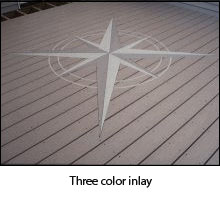 Inlaid Pattern of AZEK Deck Boards